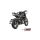MIVV-SLIP-ON HR1 - Edelstahl Schwarz für HUSQVARNA - SVARTPILEN 125 BJ. 2021 > 2023 - HU.005.LH1BA