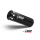 MIVV-2 SLIP-ON HR-1 - Edelstahl Schwarz für MOTO GUZZI - V7 STONE BJ. 2021 > 2024 - M.014.LH1BA