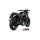MIVV-2 SLIP-ON HR-1 - Edelstahl Schwarz für MOTO GUZZI - V7 STONE BJ. 2021 > 2024 - M.014.LH1BA