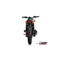 MIVV-SLIP-ON HR1 - Edelstahl Schwarz für ROYAL ENFIELD - HNTR 350 BJ. 2022 > 2024 - RE.005.LH1BA