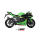 MIVV-SLIP-ON AK1 - Carbon mit Carbon Endkappe für KAWASAKI - NINJA ZX-6 R BJ. 2021 > 2025 - K.050.L3K