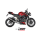 MIVV-Komplettanlage 3x1 SR1 - Titan Schwarz für TRIUMPH - STREET TRIPLE 765 R / RS BJ. 2023 > 2024 - T.026.LR1TB