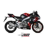 MIVV-Komplettanlage 2x1 SR1 - Titan für APRILIA - RS 457 BJ. 2024 > 2025 - A.021.LR1T