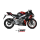 MIVV-KOMPLETTANLAGE 2x1 SR-1 - Edelstahl Schwarz für APRILIA - RS 457 BJ. 2024 > 2025 - A.021.LR1XB