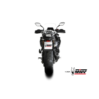 MIVV-SLIP-ON GPpro - Edelstahl Schwarz für SUZUKI - GSX-S 1000 GX BJ. 2024 > 2024 - S.065.LXBP