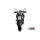 MIVV-SLIP-ON GPpro - Edelstahl Schwarz für SUZUKI - GSX-S 1000 GX BJ. 2024 > 2024 - S.065.LXBP