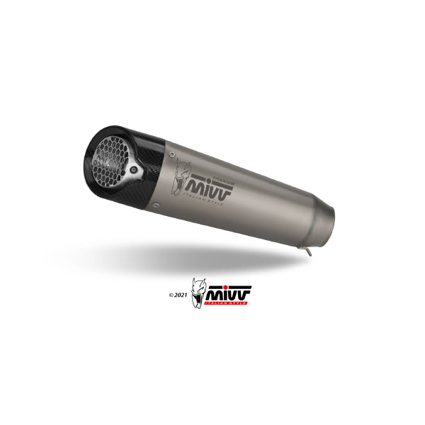 MIVV-SLIP-ON - XM5 - Titan für CF MOTO - 650NK BJ. 2021 > 2024 - CF.006.SC5T