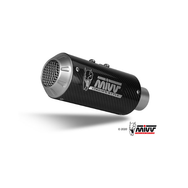 MIVV-Komplettanlage 4x2x1 MK3 - Carbon für HONDA - CBR 650 R BJ. 2024 > 2025 - H.094.SM3C